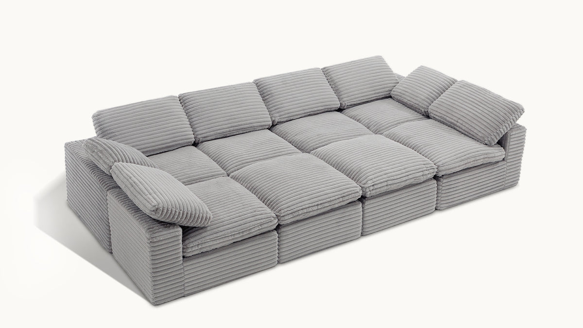 CLOUD 6 Seats U Shape Modular Compressed Sofa