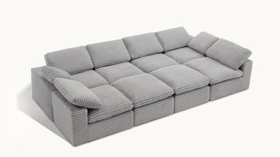 CLOUD 6 Seats U Shape Modular Compressed Sofa