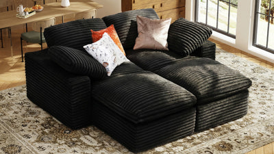 CLOUD 6 Seats U Shape Modular Compressed Sofa
