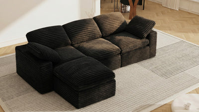 CLOUD 6 Seats U Shape Modular Compressed Sofa