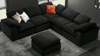 CLOUD 6 Seats U Shape Modular Compressed Sofa