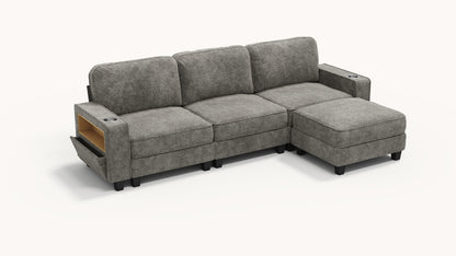 EMMA 4 Seats L Shape Modular Sofa