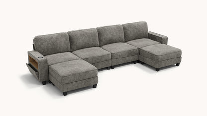 EMMA 4 Seats L Shape Modular Sofa