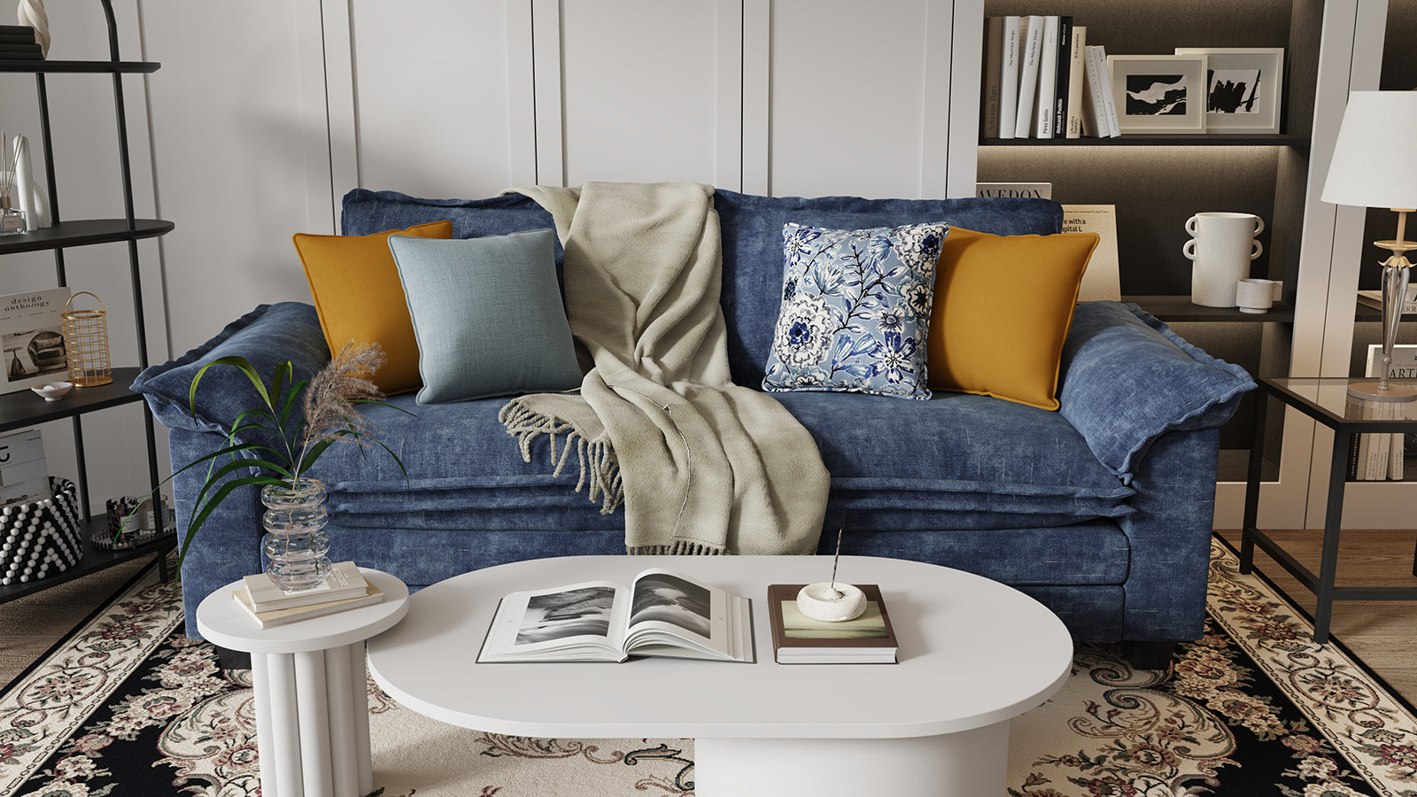 KKL combination throw pillows