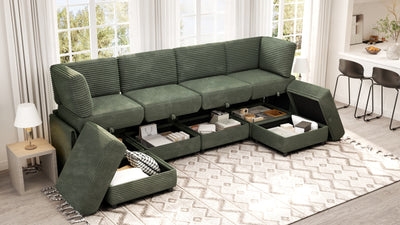 LITTLE HAWAII 4 Seats L Shape Modular Sofa