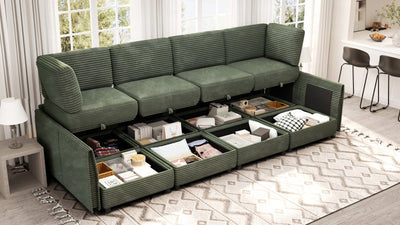 LITTLE HAWAII 4 Seats L Shape Modular Sofa