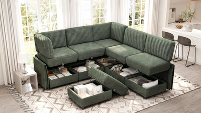LITTLE HAWAII 4 Seats L Shape Modular Sofa