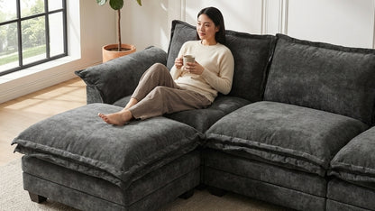 PANDA 4 Seats L Shape Modular Sofa