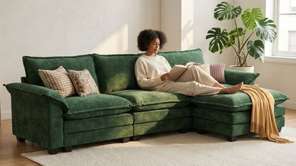 PANDA 4 Seats L Shape Modular Sofa