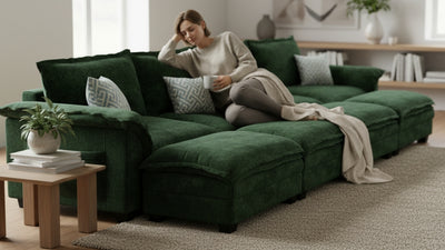 PANDA 7 Seats V Shape Modular Sofa