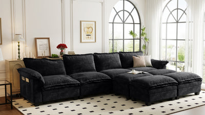 PANDA 7 Seats V Shape Modular Sofa