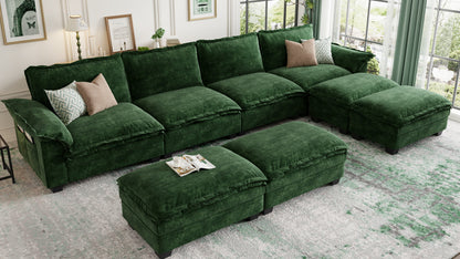 PANDA 7 Seats V Shape Modular Sofa
