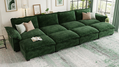 PANDA 7 Seats V Shape Modular Sofa