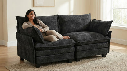 LITTLE PANDA 6 Seats U Shape Modular Sofa