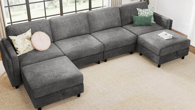 GANDALF 3 Seats Modular Sofa