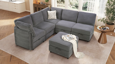 LITTLE HAWAII 4 Seats L Shape Modular Sofa