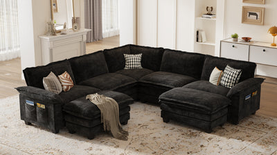 PANDA 7 Seats V Shape Modular Sofa