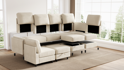 GANDALF 3 Seats Modular Sofa