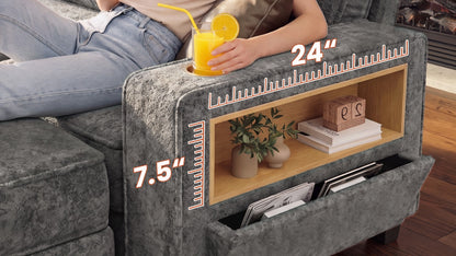 EMMA 4 Seats L Shape Modular Sofa