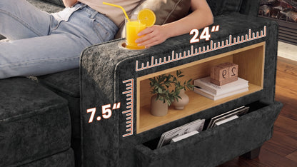 EMMA 4 Seats L Shape Modular Sofa