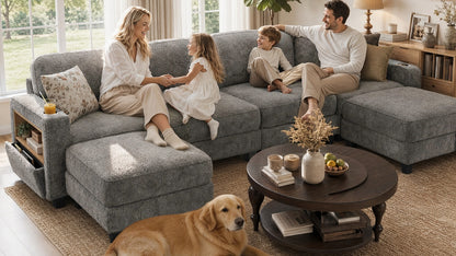 EMMA 4 Seats L Shape Modular Sofa