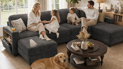 EMMA 4 Seats L Shape Modular Sofa