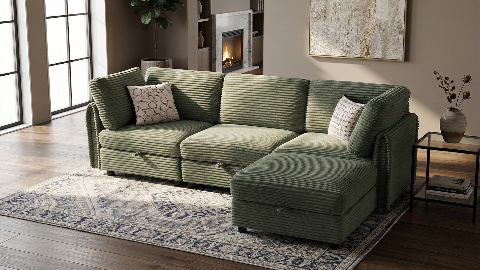 LITTLE HAWAII 4 Seats L Shape Modular Sofa