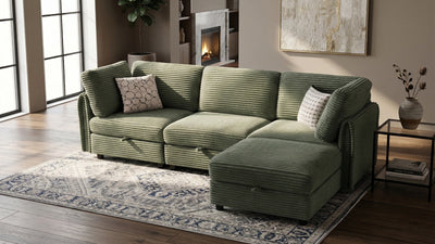 LITTLE HAWAII 4 Seats L Shape Modular Sofa