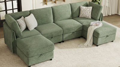LITTLE HAWAII 4 Seats L Shape Modular Sofa