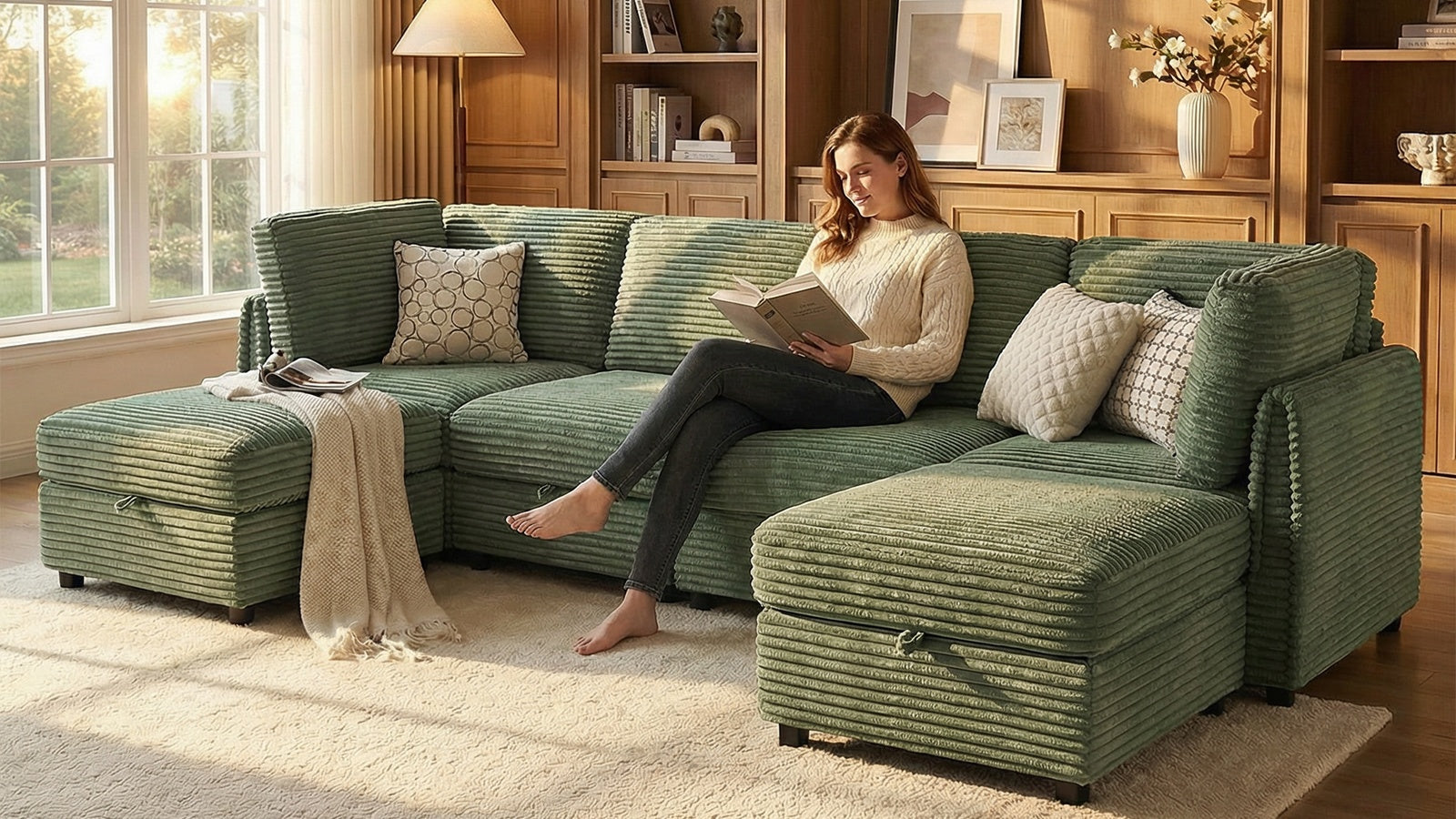LITTLE HAWAII 4 Seats L Shape Modular Sofa