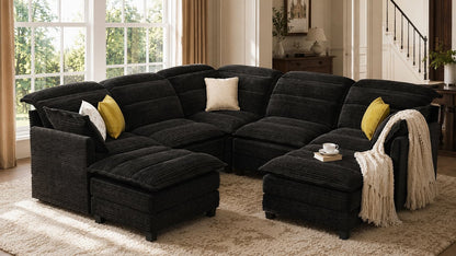 ALEX 7 Seats V Shape Modular Sofa