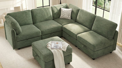 LITTLE HAWAII 4 Seats L Shape Modular Sofa