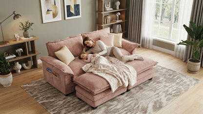 PANDA 4 Seats L Shape Modular Sofa