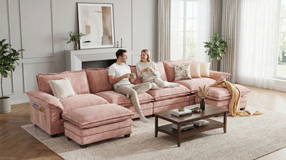 PANDA 4 Seats L Shape Modular Sofa