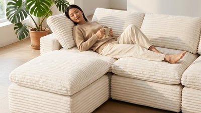 CLOUD 6 Seats U Shape Modular Compressed Sofa