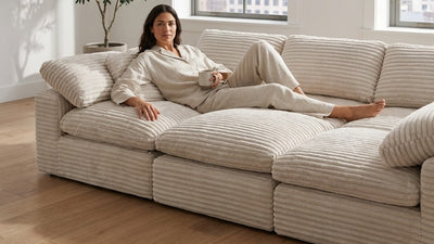 CLOUD 6 Seats U Shape Modular Compressed Sofa