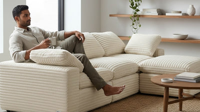 CLOUD 6 Seats U Shape Modular Compressed Sofa