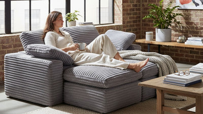 CLOUD 6 Seats U Shape Modular Compressed Sofa