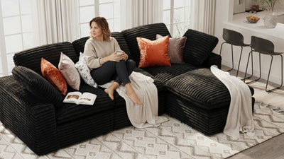 CLOUD 6 Seats U Shape Modular Compressed Sofa