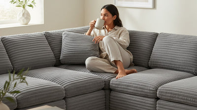 CLOUD 6 Seats U Shape Modular Compressed Sofa