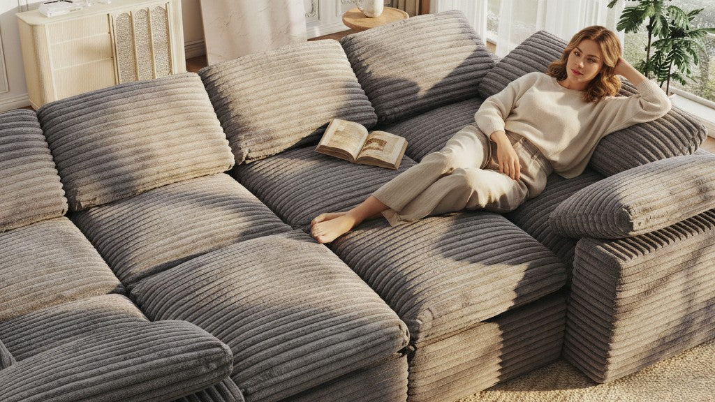 CLOUD 4 Seats Sofa Bed Modular Compressed Sofa
