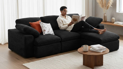 CLOUD 6 Seats U Shape Modular Compressed Sofa