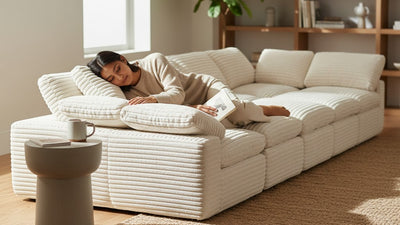 CLOUD 6 Seats U Shape Modular Compressed Sofa